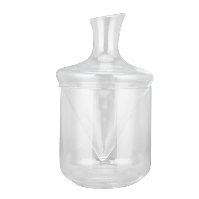 1000-ml-glaskaraffe Mit Eisbehälter, Set Für Wein, Cocktails, Champagner, Mit Belüfter, Für Die Hausbar