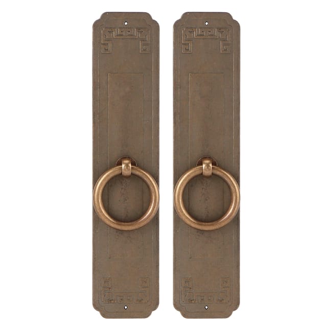 Sets Chinesischer Türgriffe Mit Einem Loch Für Küchenmöbel, Messing, 16 Cm