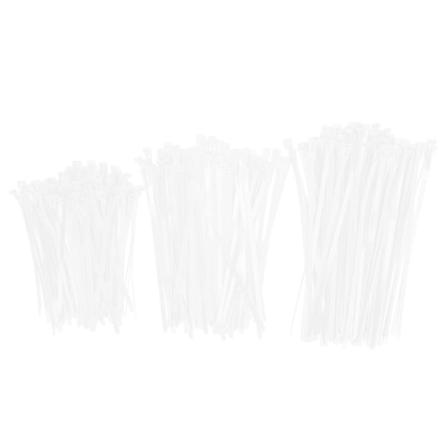300 Wiederverwendbare, Multifunktionale Kabelbinder Aus Nylon In Verschiedenen Größen Für Haushalt, Büro, Garten, Werkstatt, Garage, 200, 250, 300 Mm Kabelbinder