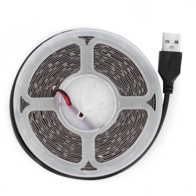 M Led-streifenlicht, 5 V Usb-lichtband Mit Starkem Klebstoff Für Schlafzimmer, Küche Und Wohndekoration