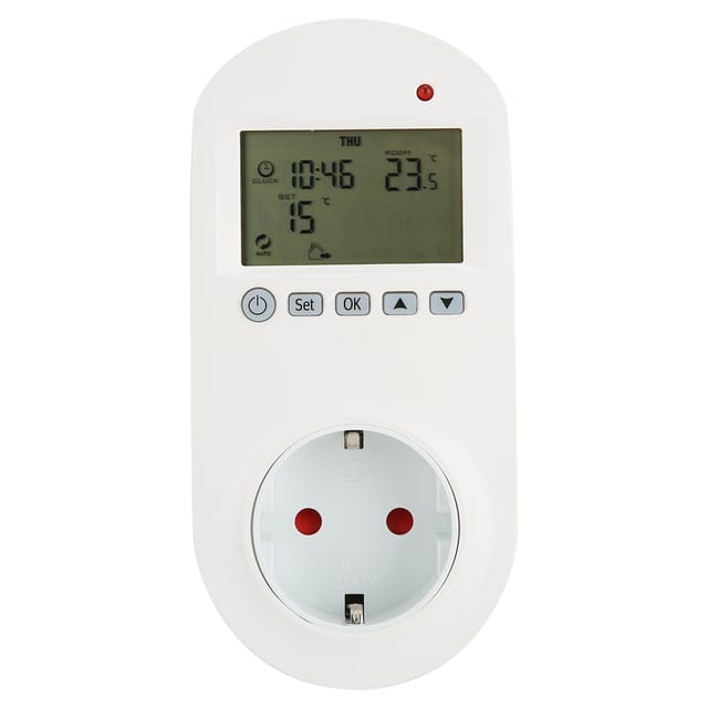 Programmierbarer 16a-steckdosenthermostat, Temperaturregler Für Elektrische Heizung