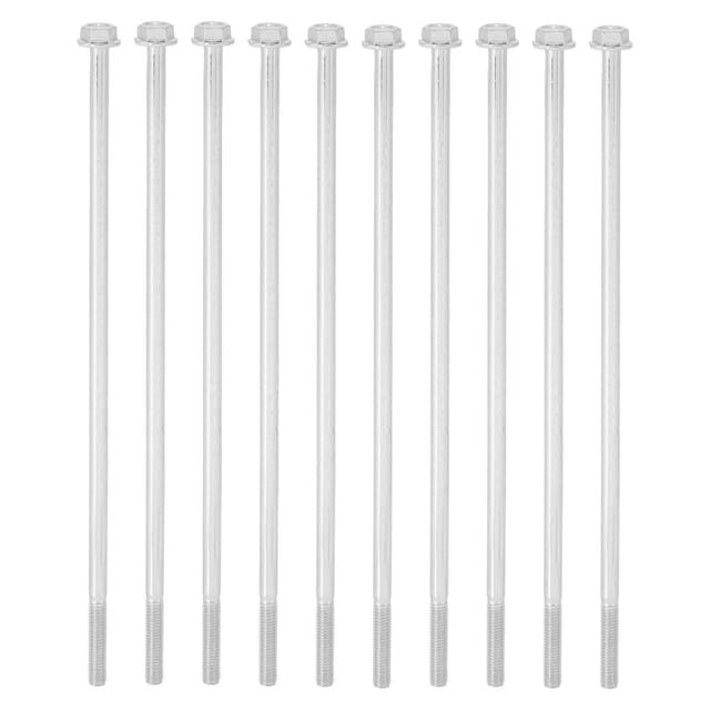 10 Lange Flanschschrauben M8x235 Sechskantkopf, Eisen, Generator, Benzin, Ersatzteile, Landwirtschaft, Fischerei, Viehzucht, Aquakultur, Forstwirtschaft, Haushalt