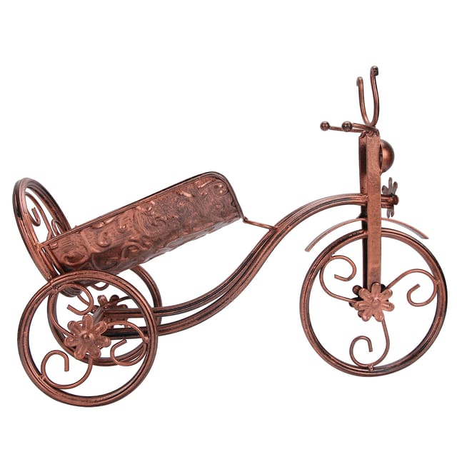 Flaschenhalter Aus Eisen In Form Eines Dreirads Für Die Bartheke, Wohndekoration, Bronze