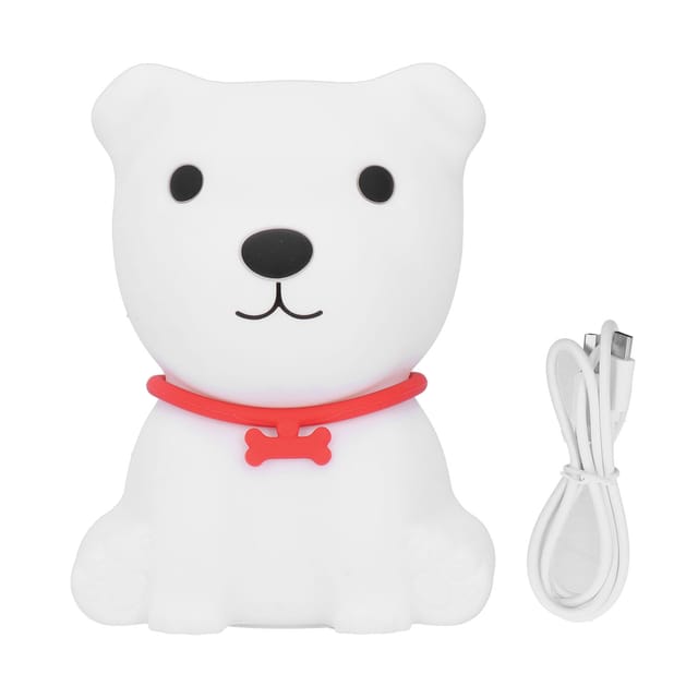 Kleine, Hundeförmige Silikon-nachtlampe, 1,5 W Usb-bettlampe Zur Schlafzimmerdekoration