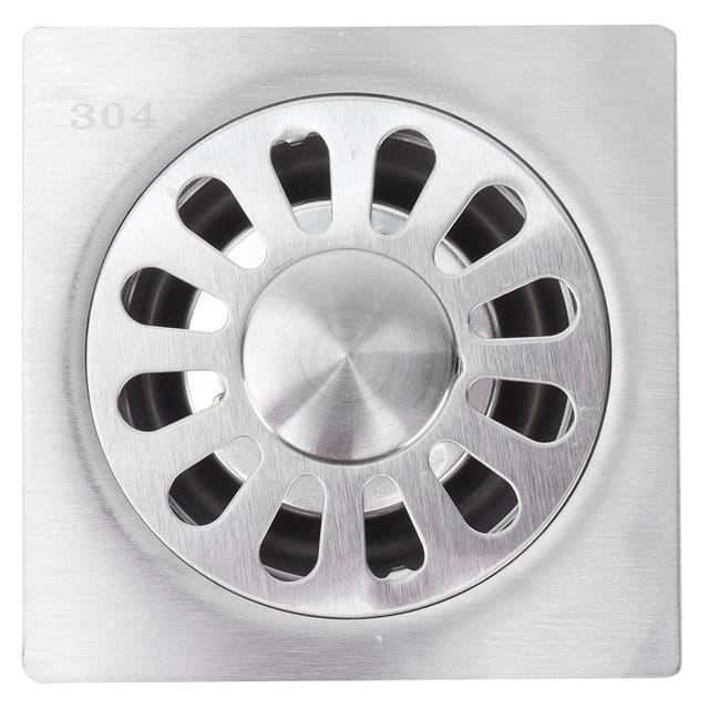 Set Quadratischer Duschabläufe, Edelstahl 304, Für Bad Und Küche, 10 X 10 Cm