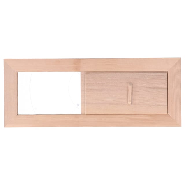 Verstellbarer Lüftungskasten Aus Tannenholz Für Sauna Und Dampfbad, Lüftungsgitter 34 X 13 X 1,1 Cm, 180 G