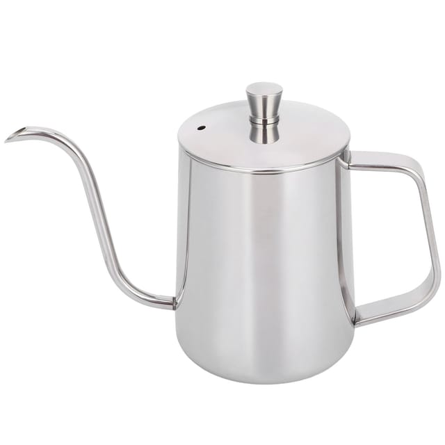 600-ml-kaffeekessel Aus Edelstahl 304 Mit Schlankem Ausguss Und Deckel Zur Zubereitung Von Kaffee Und Tee