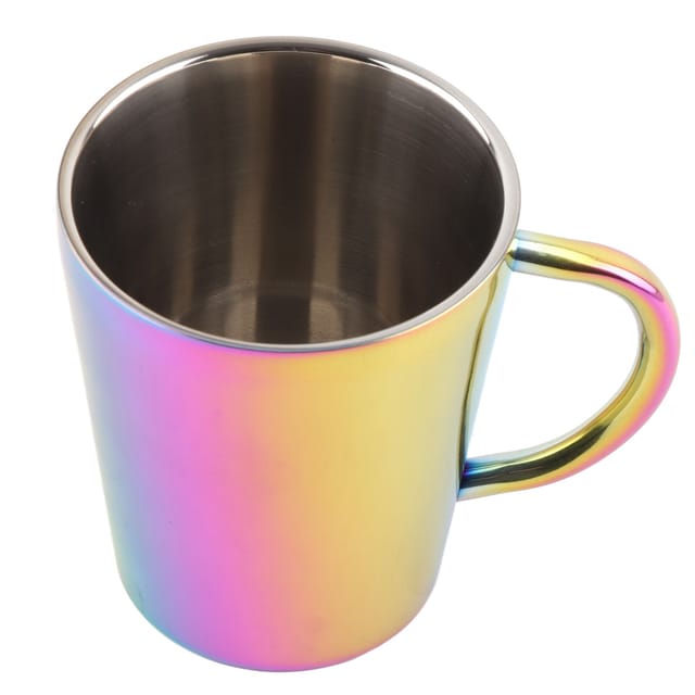 300 Ml Doppelwandiger, Isolierter Becher Aus Edelstahl 304 Mit Henkel Für Kaffee Und Den Gebrauch Zu Hause