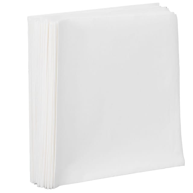 Packung Mit 40 Quadratischen, Faltbaren Kaffeefilterblättern Aus Holzfasern (150 X 150 Mm) Für Selbstgemachten Und Gewerblichen Kaffee.