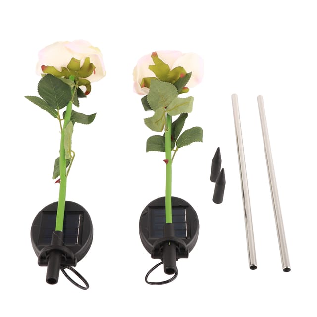 Rosenlampe Mit Einem Kopf (仿真) Außenbeleuchtung Rasen Garten Landschaftsdekoration