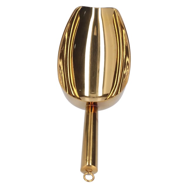 Eisschaufel Aus Edelstahl, Speiselöffel, Mehllöffel, Küchenaccessoire Für Die Bar, Gold Nr. 3