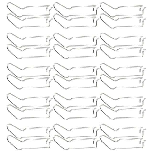 Packung Mit 30 Edelstahl-federklemmen Zur Pflanzenstütze, Befestigung Im Gewächshaus/garten, 16 Mm Durchmesser