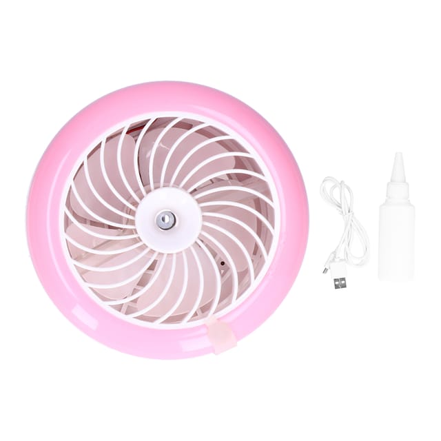 Zusammenklappbarer Tischventilator Mit Usb-luftbefeuchter Für Zuhause Und Büro