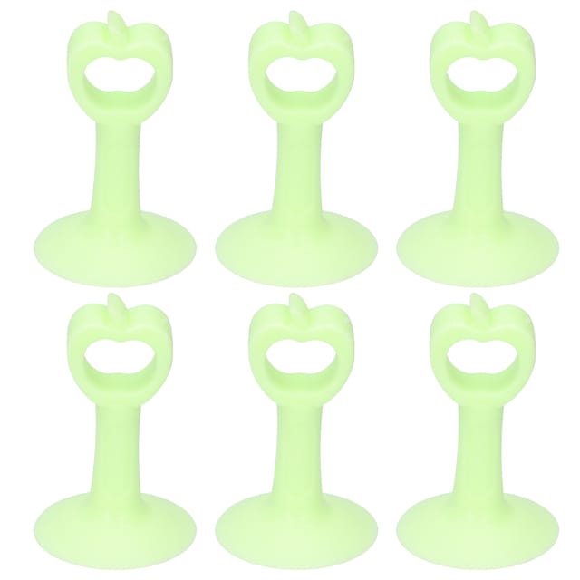 Set Mit 6 Stoßdämpfenden Silikon-türstoppern, Umweltfreundlicher Wandschutz Für Zuhause Und Badezimmer