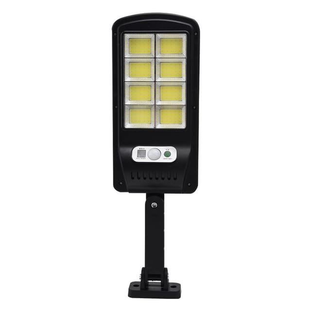 Solar-stehleuchte Für Den Außenbereich Mit Sensor, Gartenwandleuchte, Intelligente Led, Fernbedienung, Leistungsstarkes Cob-licht, Kleine Stehleuchte, Große Achteckige Stehleuchte (drei Funktionen), F