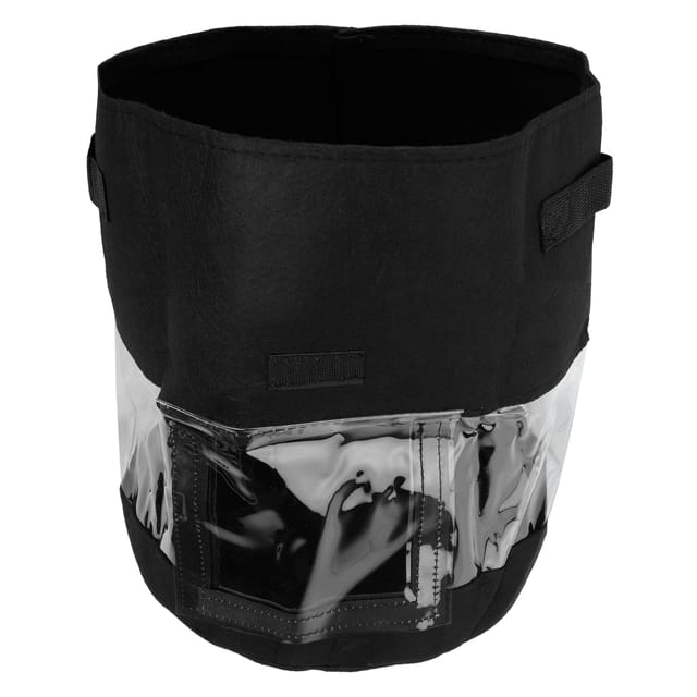 Transparenter Pflanzsack Für Kartoffeln, Geeignet Für Drinnen Und Draußen, Schwarz, 30 X 35 Cm, 26 L/7 Gallonen
