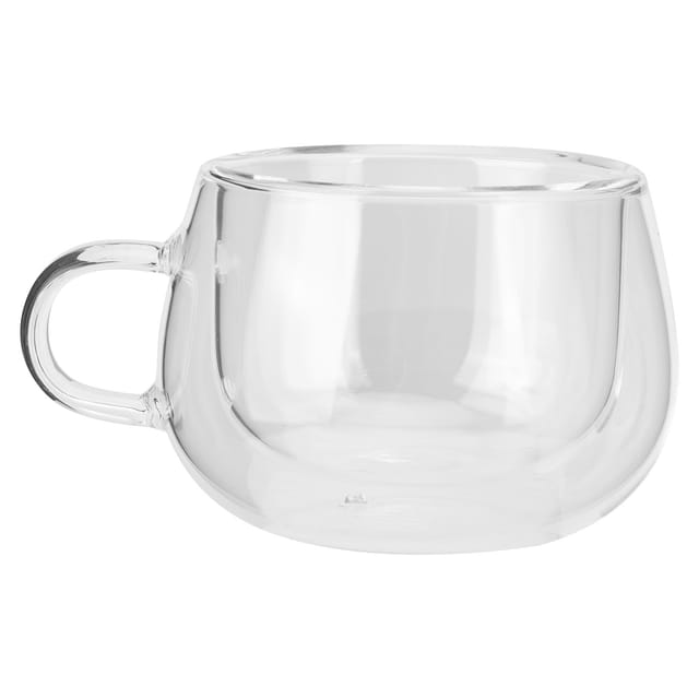 150 Ml Doppelwandiges, Klares Kaffeeglas Mit Henkel F ür Zuhause, Küche Oder Geburtstag