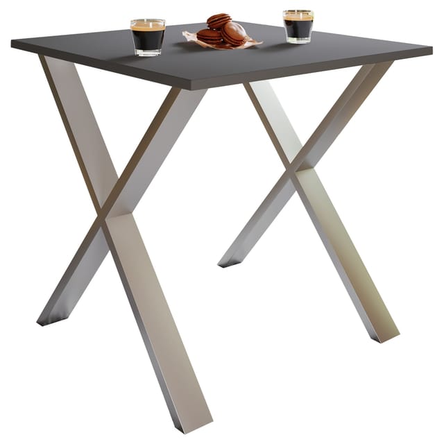 VCM Esstisch Premium Holz Esstisch Küchentisch Xona X 80x50