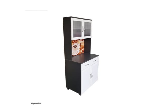 HTI-Living Hochschrank Küchenbuffet 1 Schublade Blanca Bistro (Stück, 1-St., 1x Schrank Blanca, ohne Dekoration) Küchenschrank Hochschrank