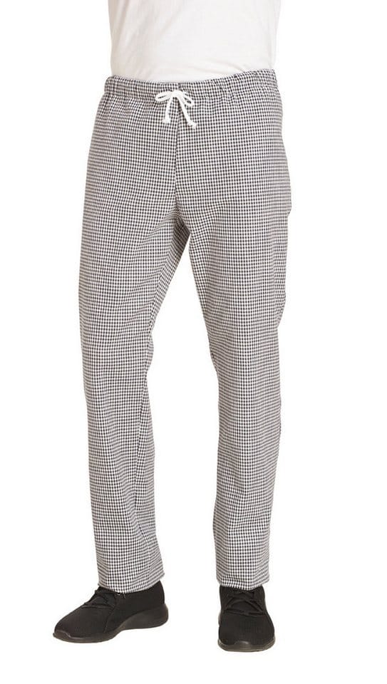 Leiber Arbeitshose Damen Herren Kochhose Schlupfhose Bäckerhose pepita karriert unisex bequeme typische Koch und Bäckerhose