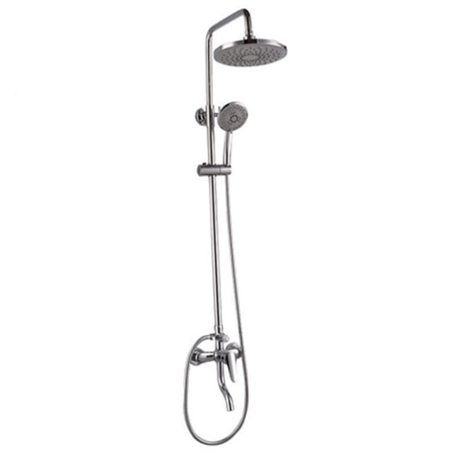 Duschkopf-set Aus Messing Für Das Badezimmer, Aufputz-duschkopf Mit Drei Einstellbaren Geschwindigkeiten Und Druckstrahl – Duschkopf-set Mit Drei Einstellbaren Geschwindigkeiten