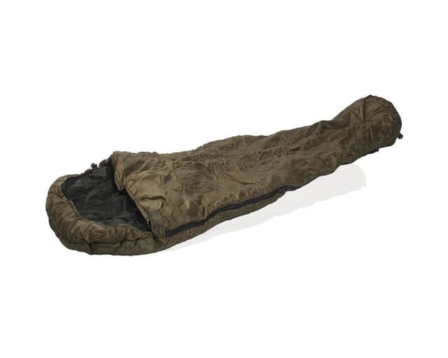 Mil-Tec Schlafsack Militär Mumienschlafsack 500gr mit Packsack, Wasserabweisend