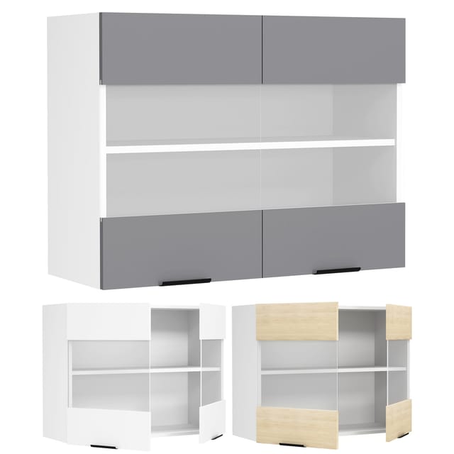 VCM Hängeschrank Küchenschrank B. 80 cm Hängeschrank Küche Fasola