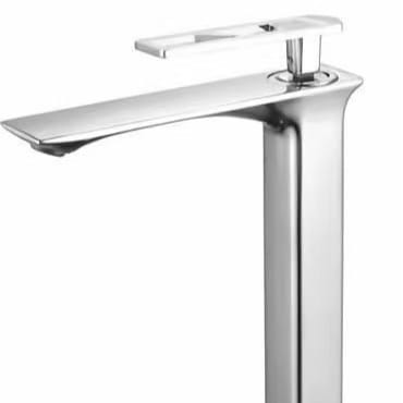 Professionelle Waschtischarmatur Mit Warm- Und Kaltwasseranschluss, Ideal Für Badezimmer, Waschtische Und Badezimmermöbel. Einhebelmischer – Hochwertiges, Quadratisches Design, Galvanisierte Oberfläch
