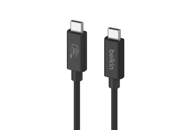 Belkin Connect USB-Kabel, USB-C, (200 cm), USB4 USB-C / USB-C, 240W, 20 Gbit/s