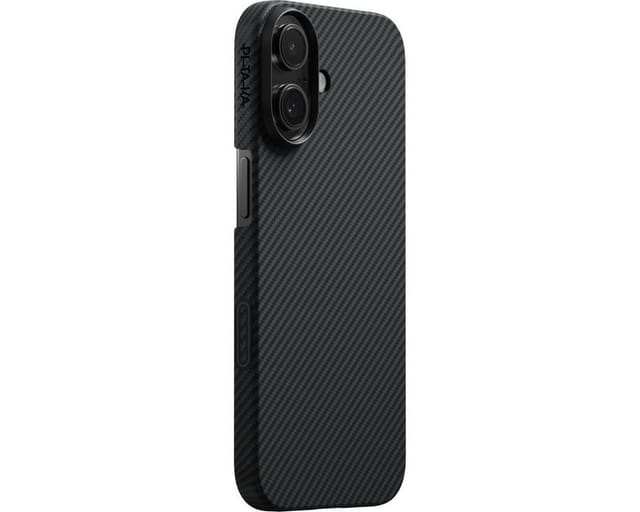 Pitaka Smartphone-Hülle Ultra-Slim Case for iPhone 17 Black/Grey Twill