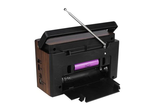 LTC LXLTC118UBT Retro-Radio (ELMA Bluetooth USB retro tragbares FM-Radio)