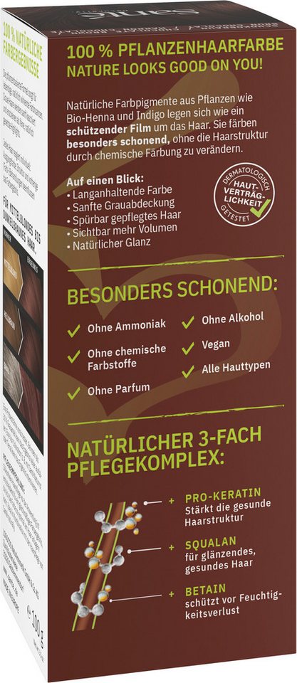 SANTE Haarfarbe Pflanzen SCHOKOBRAUN, Braun, 100 g Bild 2