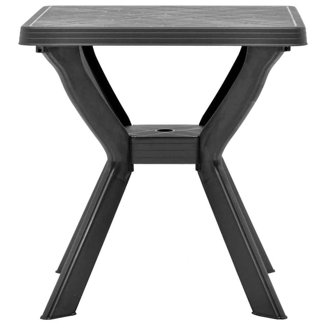 Teenpull – Bistrotisch Anthrazit 70x70x72 Cm Kunststoff