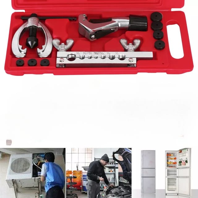 Coffret De Sertissage 10 Pièces Pour Durites De Frein Et Carburant, Outil De Coupe Et Pliage, Atelier De Mécanique Auto