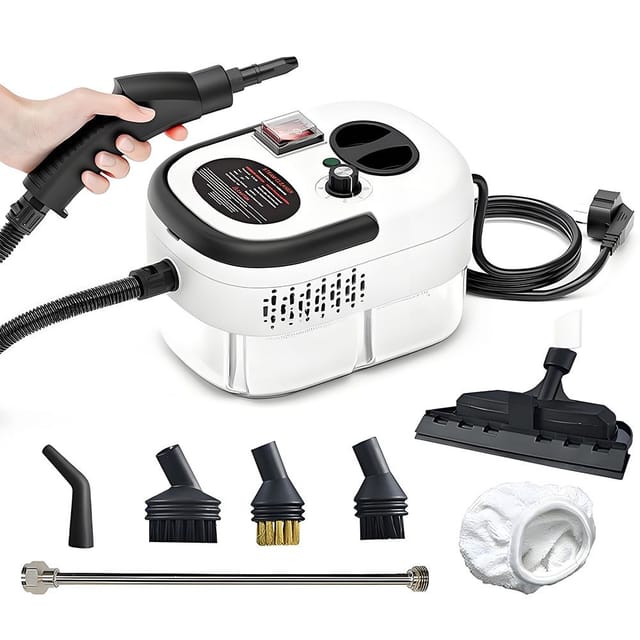 Un Nettoyeur Vapeur Portable, Appareil Multifonction Pour Cuisine, Canapé Et Salle De Bain, Format Compact Et Léger