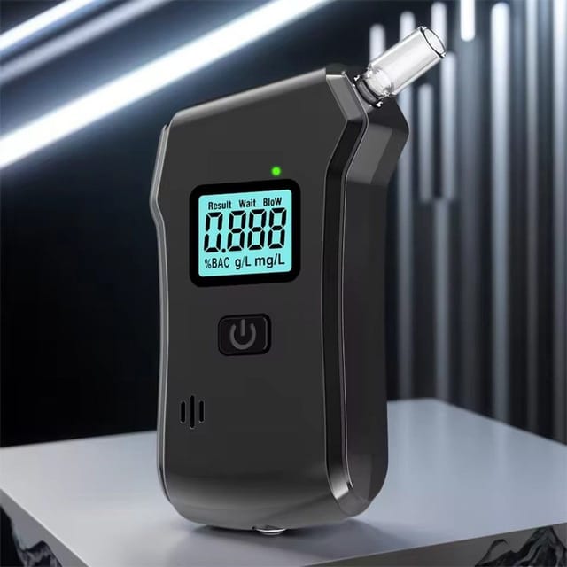 Éthylotest Portable Pour Mesure De Taux D'Alcool Dans Le Sang, 5 Embouts, Usage Personnel, Pour Conduite Automobile Sûre