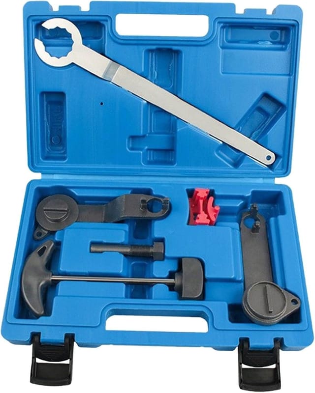 Coffret De Chaîne De Distribution Essence Vw Audi Skoda 1.4 1.4t 1.6, Outil De Blocage Arbre À Cames Avec Valise Atelier