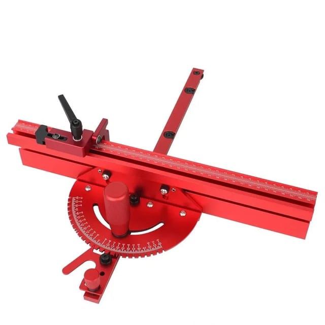 Étaux D'Onglet De Précision 400 Mm, Guide En Aluminium, Butée Pliable Pour Scie Circulaire Et Défonceuse En Atelier