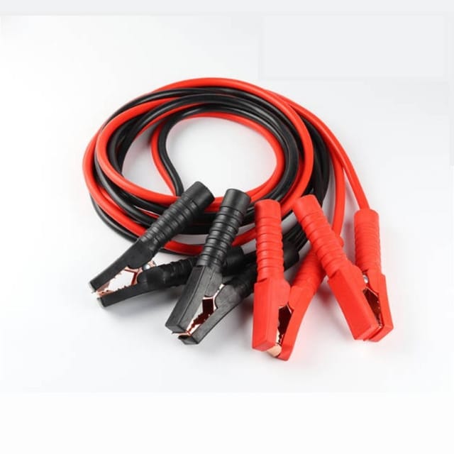 Câble De Démarrage Haute Performance (50 Mm², 3000 A) Pour Batteries Poids Lourd Et Voiture, 2 X 5 M, Pinces Crocodiles