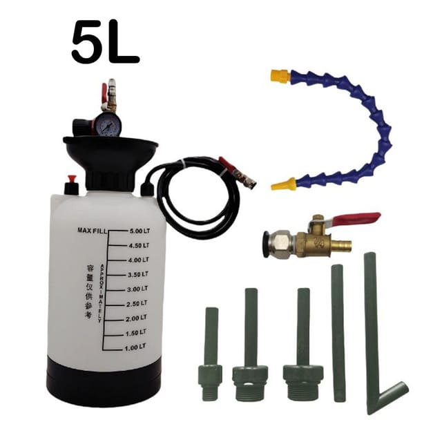 Pompe À Huile De Boîte 5 Litres, Outil De Remplissage Et Extracteur Pour Boîte Automatique, Vidange Propre Et Rapide Moteur