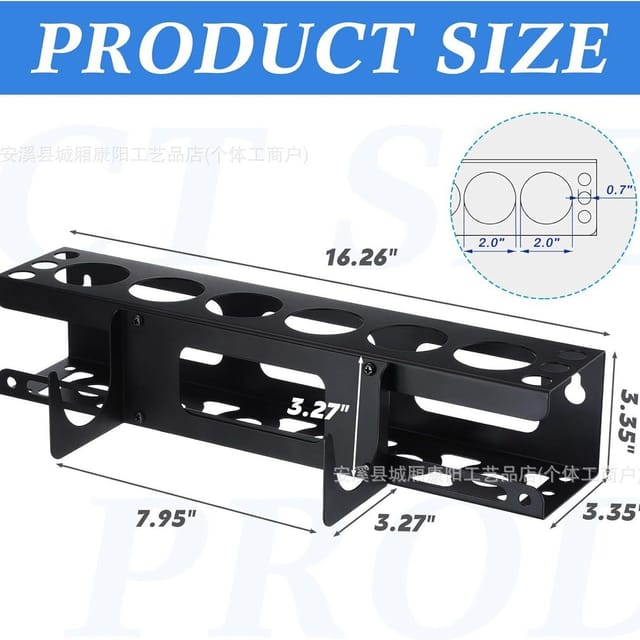 Un Support Mural Métallique Pour Pistolet À Silicone, Porte Cartouche De Mastic, Atelier Organisé Et Propre, Rangement