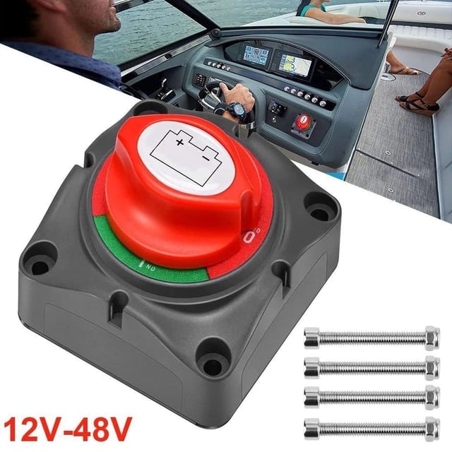 Coupe-batterie 300 A Pour Auto, Bateau Et Camion, Disjoncteur Principal 12 V Et 48 V, Camping-car, Véhicule, Marine