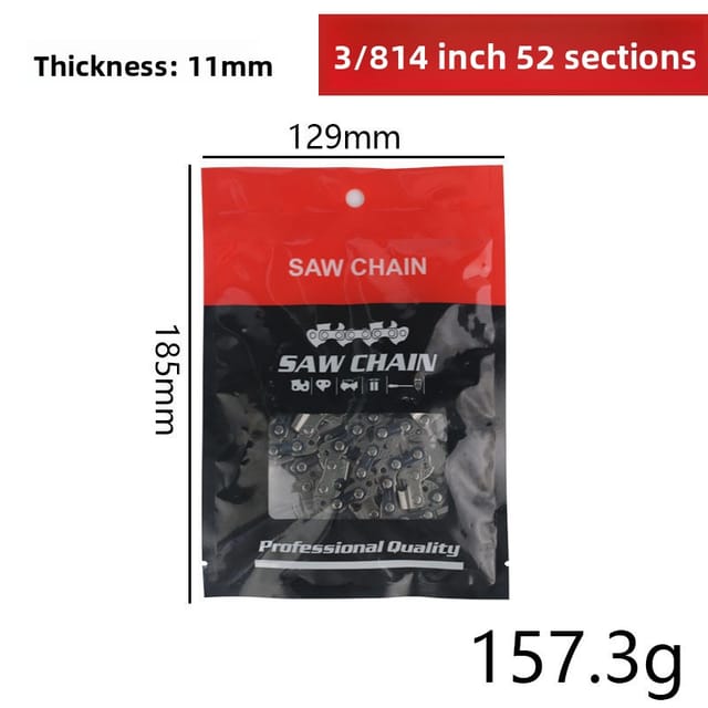 Lot De 4 Chaînes De Scie Professionnelles, Guide De 35 Cm Et Lame De Scie À Chaîne Pour Bois, Usage À Domicile Et En Voyage