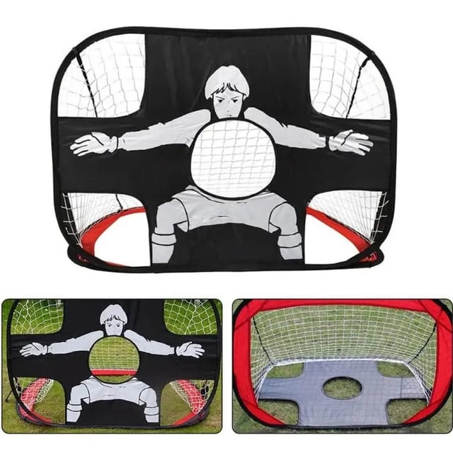 But De Football Pliable En Nylon Pour Adulte Et Enfant, Cage De Sport Portable Pour Extérieur, Léger À Transporter Et Ranger