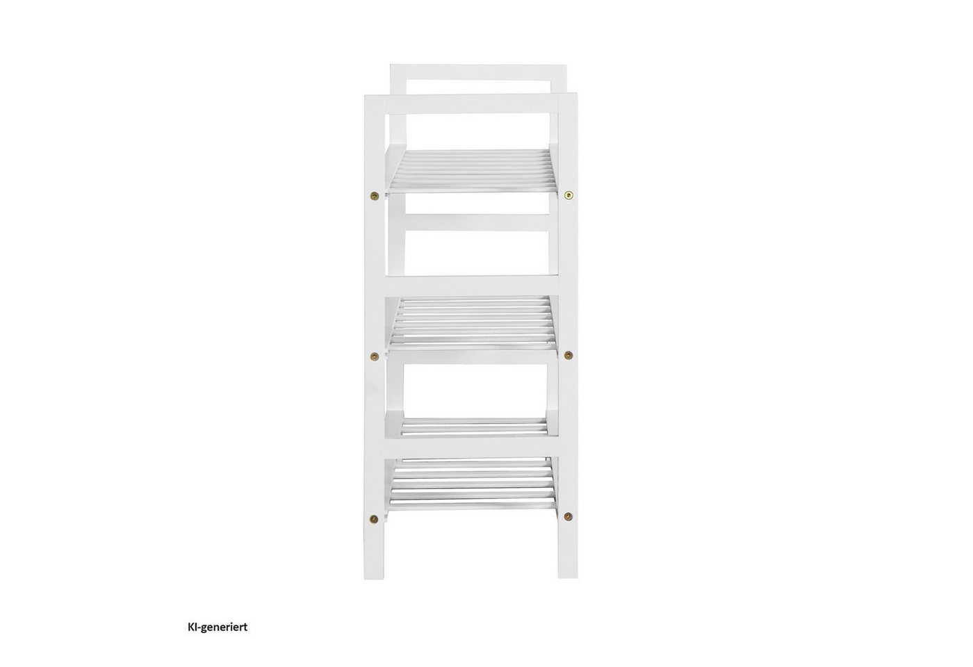 HTI-Living Schuhregal 3 Ebenen Anea Holz Weiß Bild 3