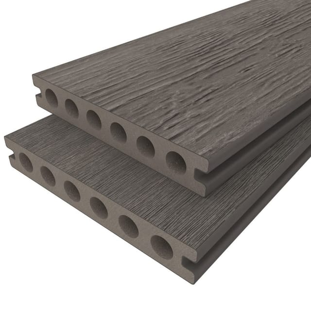 NewTechWood WPC Terrassendiele Deluxe Vintage UH02 138x23x3000 mm Silver Gray günstig