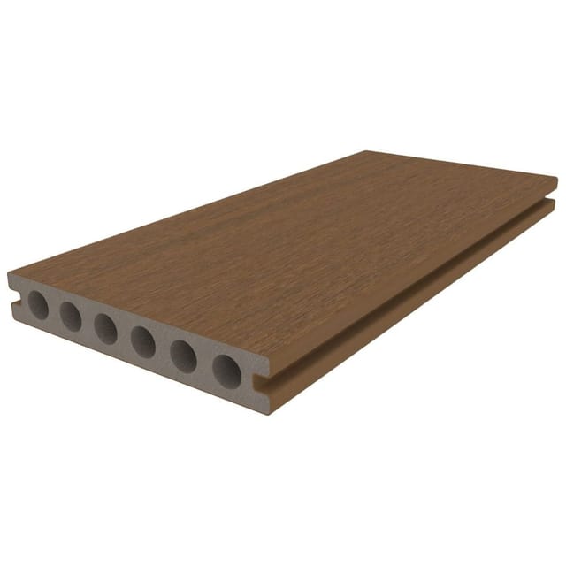 NewTechWood WPC Terrassendiele Deluxe UH02 138x23x3000 mm Teak günstig