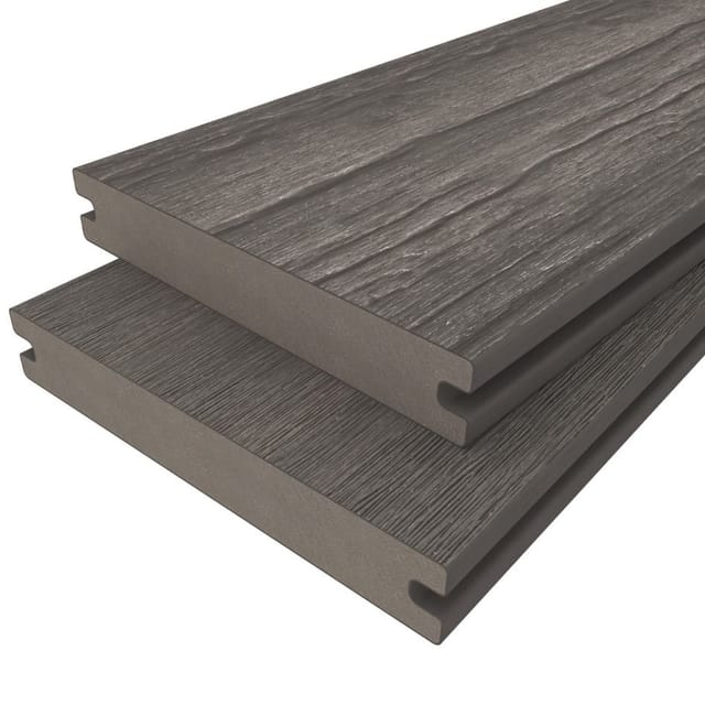 NewTechWood WPC Terrassendiele Deluxe Vintage Massive US01 138x23x3000 mm Silver Gray günstig