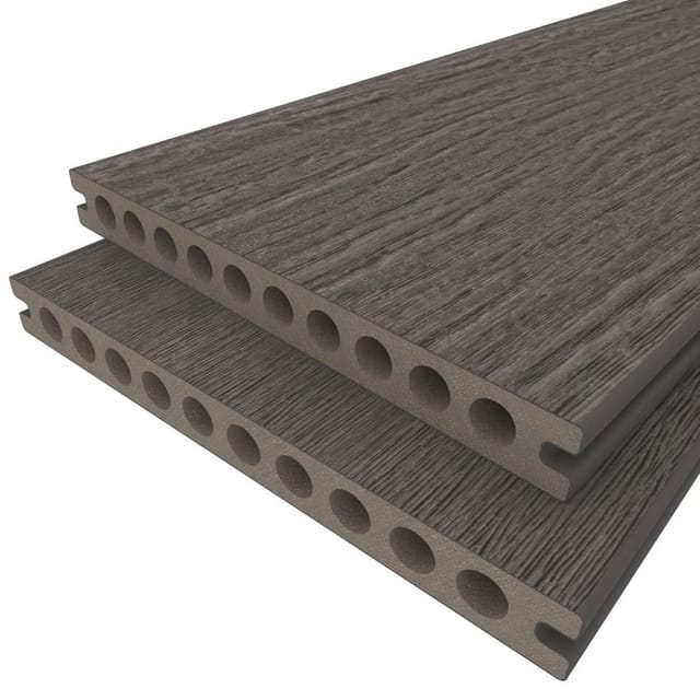 NewTechWood WPC Terrassendiele Gigante Vintage UH22 210x23x3000 mm Silver Gray günstig