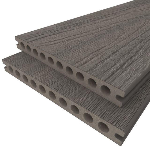 NewTechWood WPC Terrassendiele Gigante UH22 210x23x3000 mm Silver Gray günstig